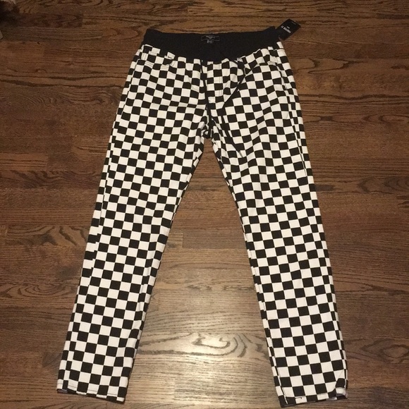 Forever 21 Other - 🔥CHECKERBOARD pants 🔥black & white pattern Forever 21 Other - 🔥CHECKERBOARD pants 🔥black & white pattern